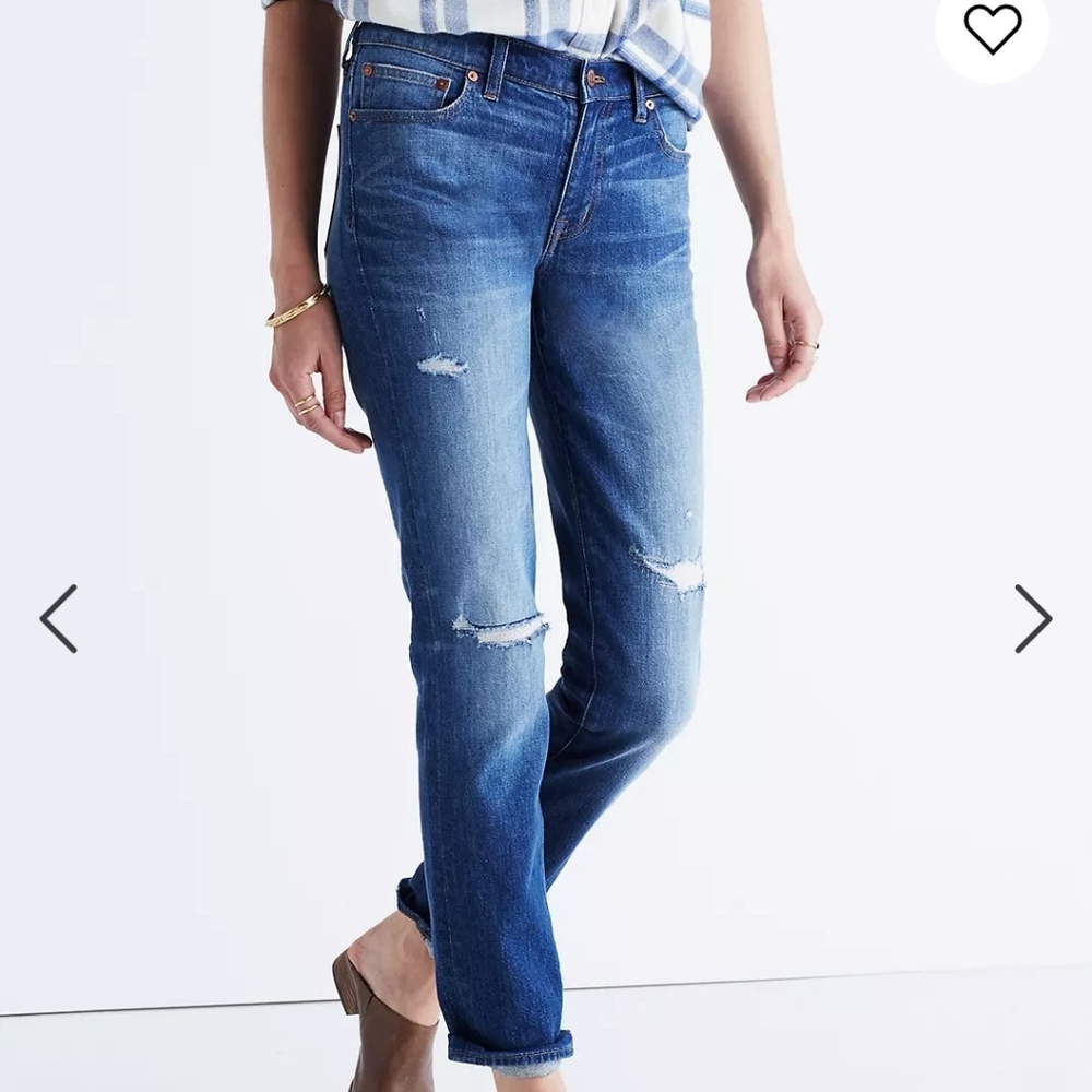 Madewell Slim Boyfriend Jeans - Brinville Wash Size 24